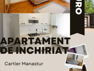 Apartament modern cu 3 camere + balcon, lângă transport și magazine – chirie