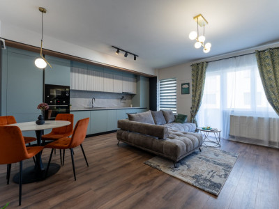 Apartament ultrafinisat si mobilat de vanzare, 2 camere Floresti