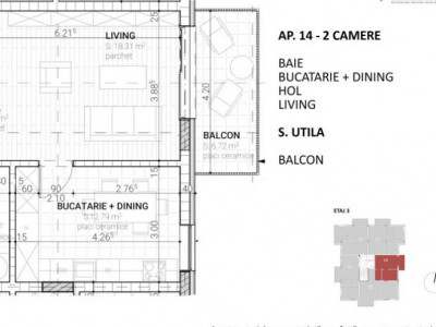 Apartament de vanzare imobil nou zona Intre Lacuri