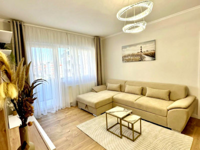 Apartament ultrafinisat,mobilat zona Tera Floresti