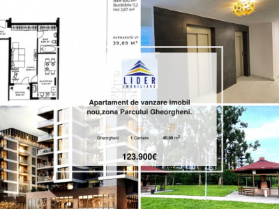 Apartament de vanzare imobil nou,zona Parcului Gheorgheni.