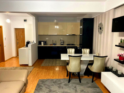 Apartament de vanzare cu gradina de 33 mp, parcare subterana