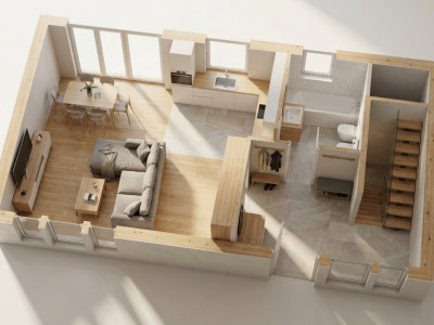 Duplex cu 3 dormitoare, teren și acces privat – spațiu, intimitate și confort 