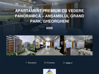 Apartament Premium cu Vedere Panoramică – Ansamblul Grand Park, Gheorgheni